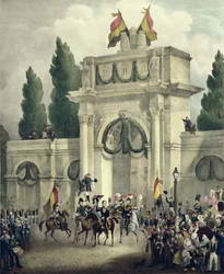 Entry of Prince Leopold of Saxe-Cobourg-Gotha into Brussels, 21st July 1831